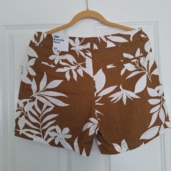 Old Navy Linen viscose Shorts size 10 - Picture 3 of 8